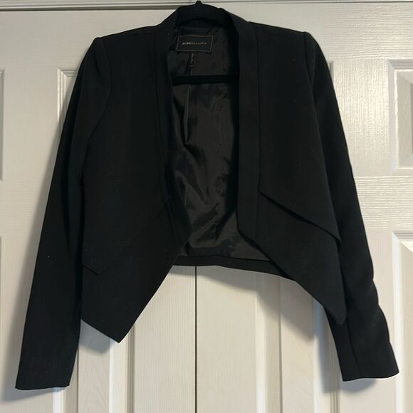 BCBGMAXAZRIA Black Lloyd Easy Layered Blazer - Size XXS - Picture 1 of 8